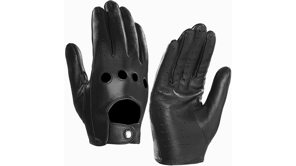 men s touchscreen leather gloves