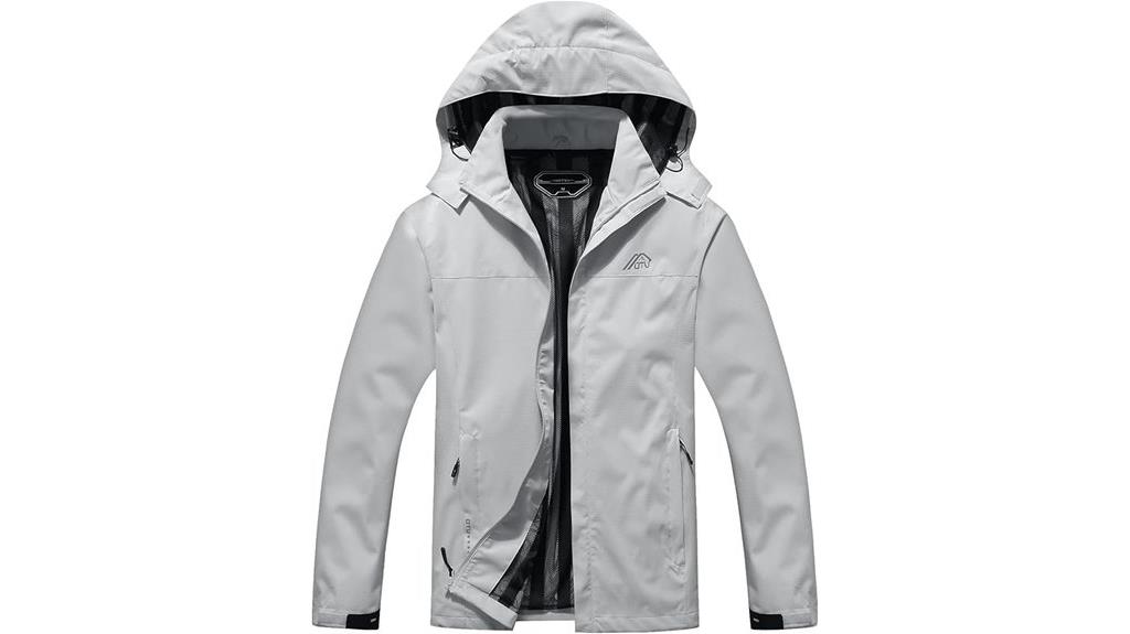 men s waterproof hooded jacket