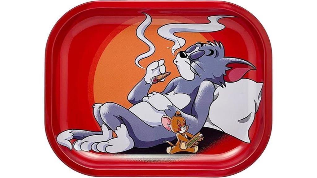 metal cigarette rolling tray