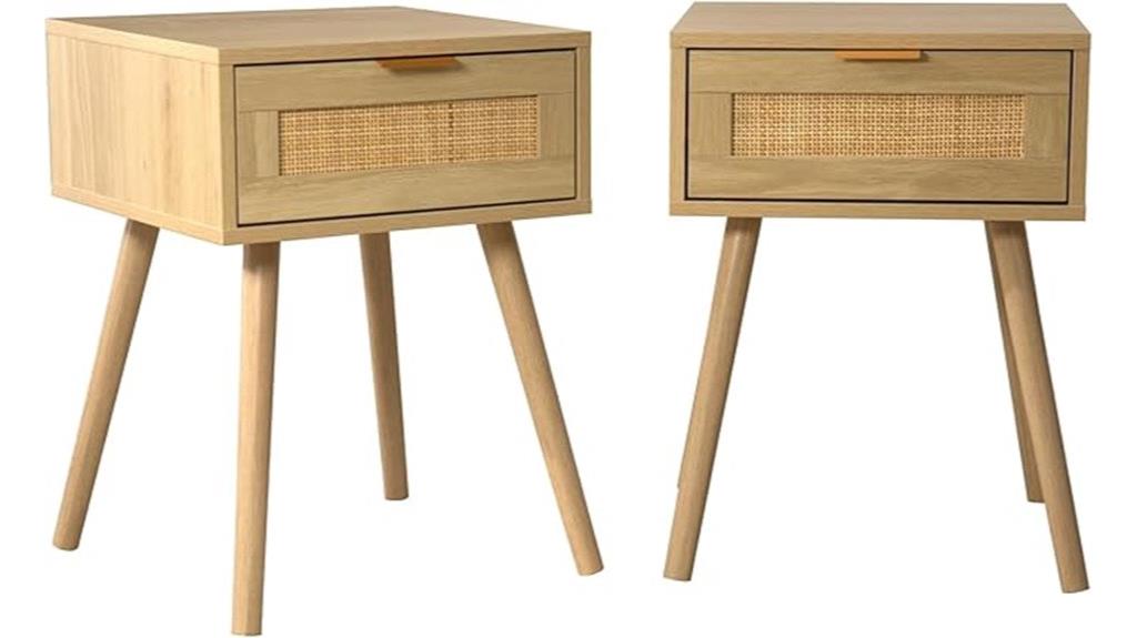 mid century modern nightstands