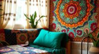 mix boho pattern prints