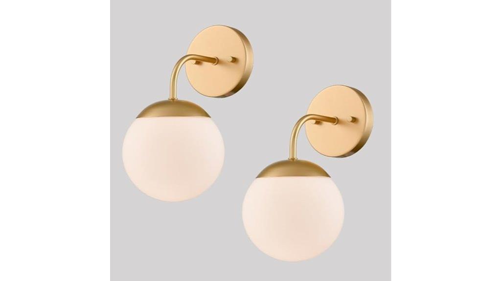 modern nordic glass sconce