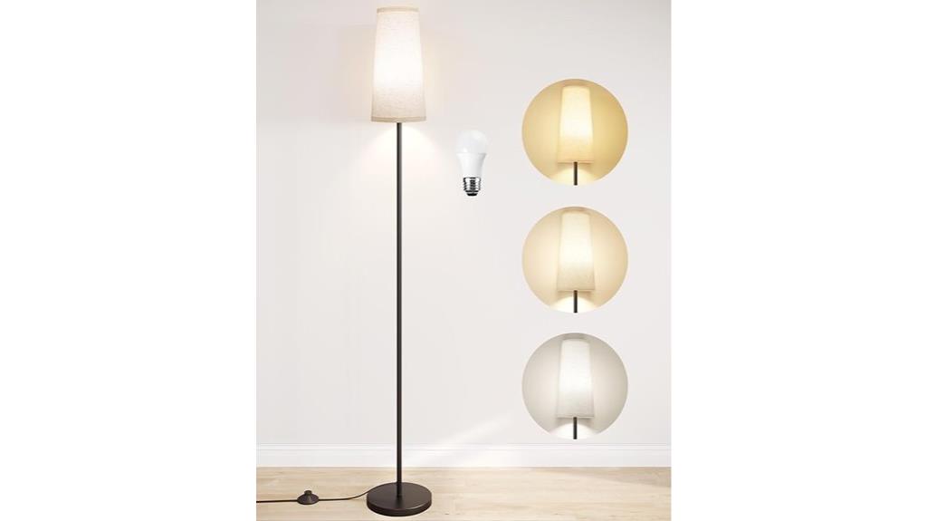 modern tall floor lamp
