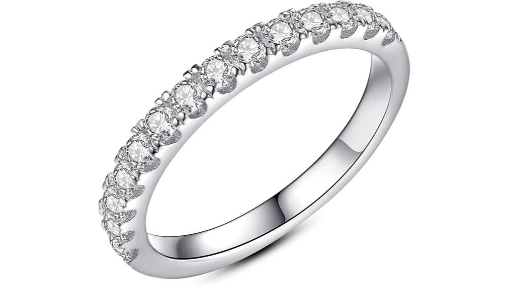 moissanite silver gold