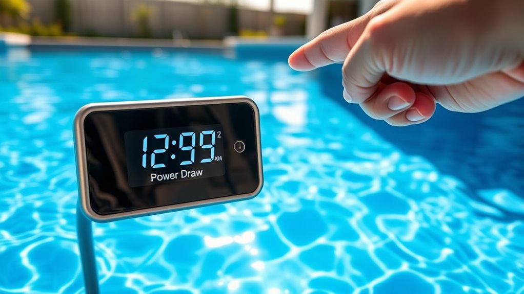 monitor pool energy consumption