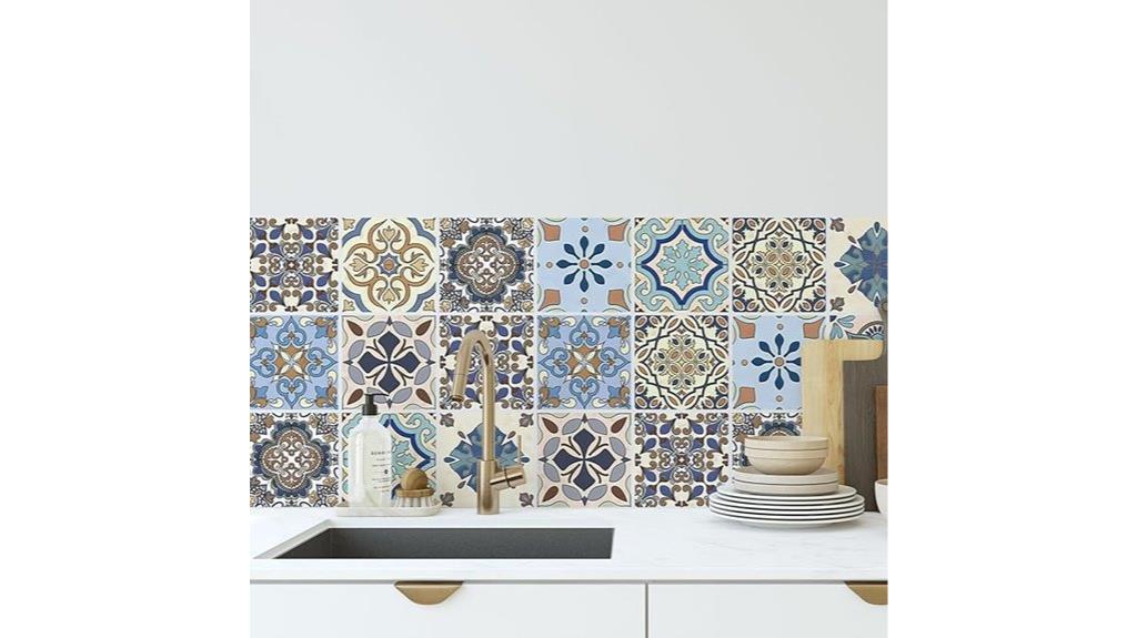 moroccan tile stickers pack