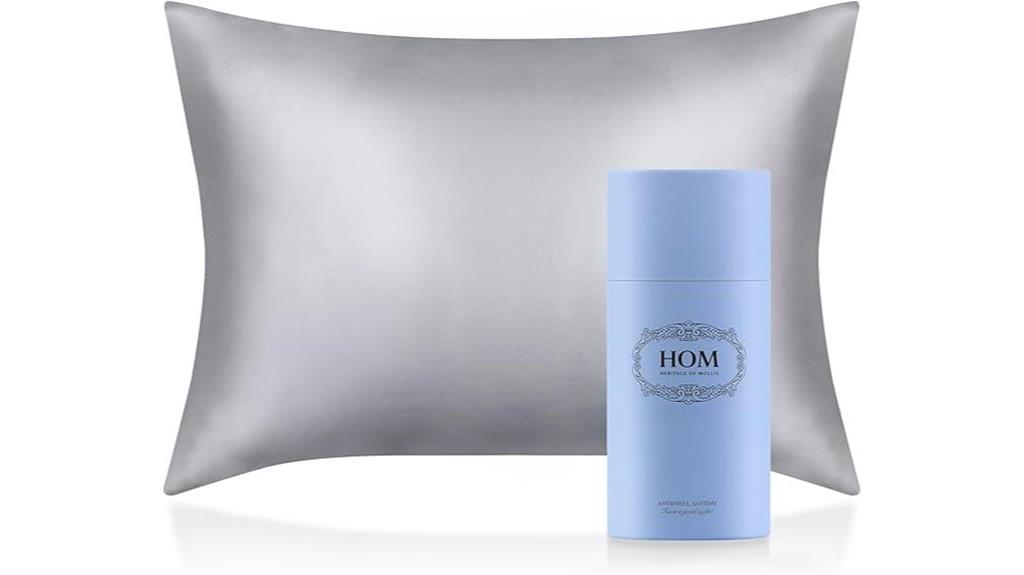 mulberry silk pillowcase gray