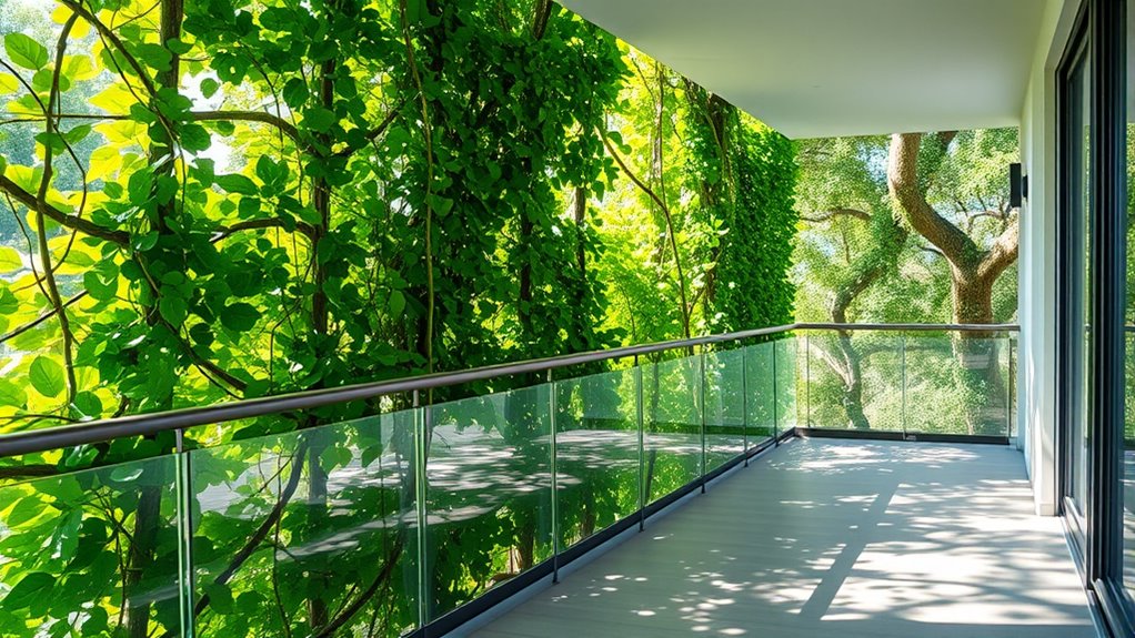 natural lush low maintenance privacy