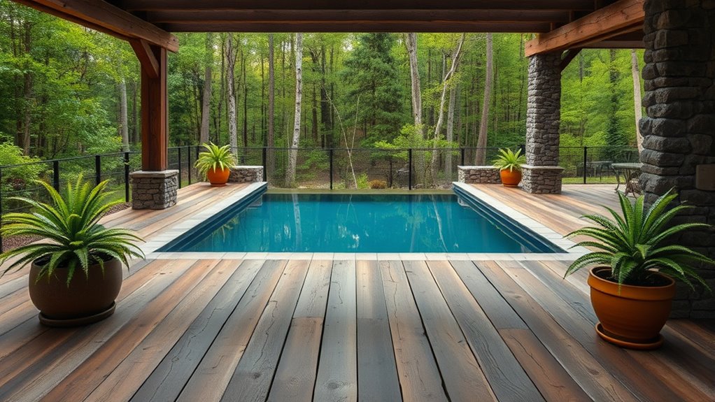 natural textures and greenery