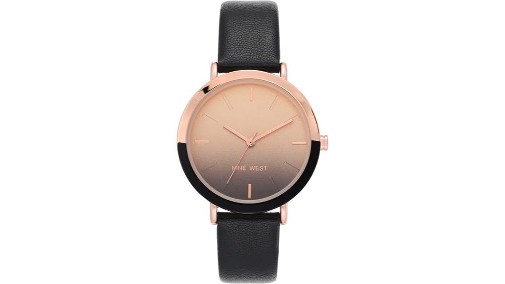 nine west women s strap watch