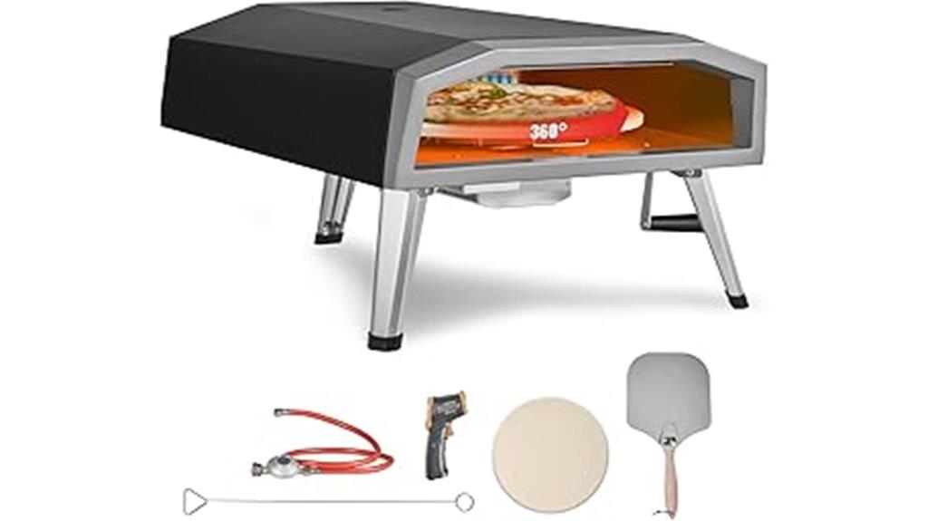 outdoor 16 inch propane oven
