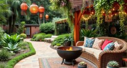 outdoor boho garden inspiration