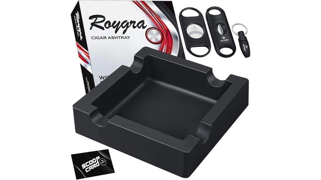 outdoor cigar ashtray set