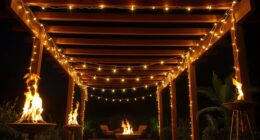 outdoor lighting and fire features