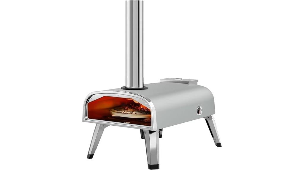 outdoor pellet pizza oven