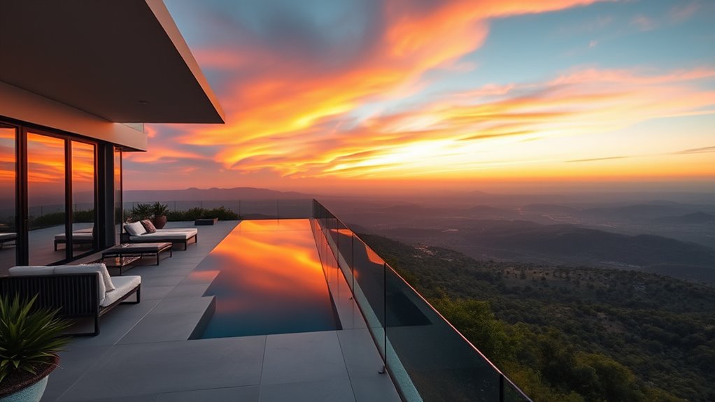 panoramic view outdoor retreat