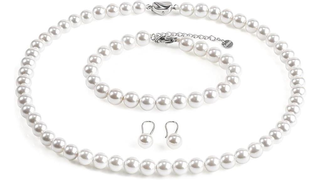 pearl necklace set