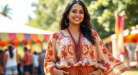 plus size boho tops