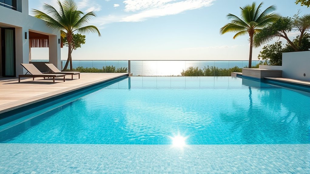 pool aesthetic finishing touches