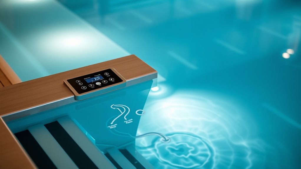 pool controls and features