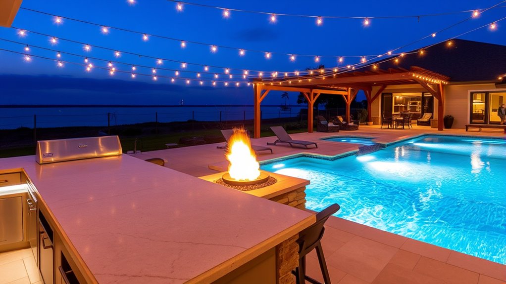 pool lighting enhances safety