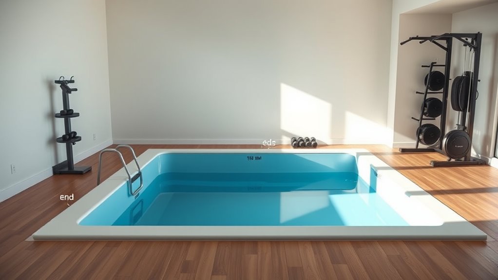pool placement and clearance