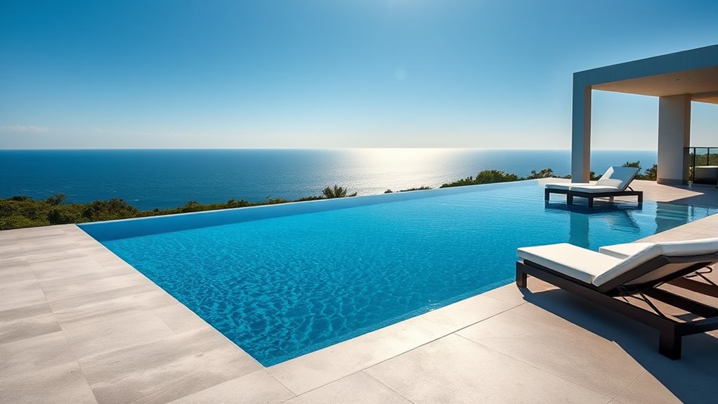 pool shell and decking options