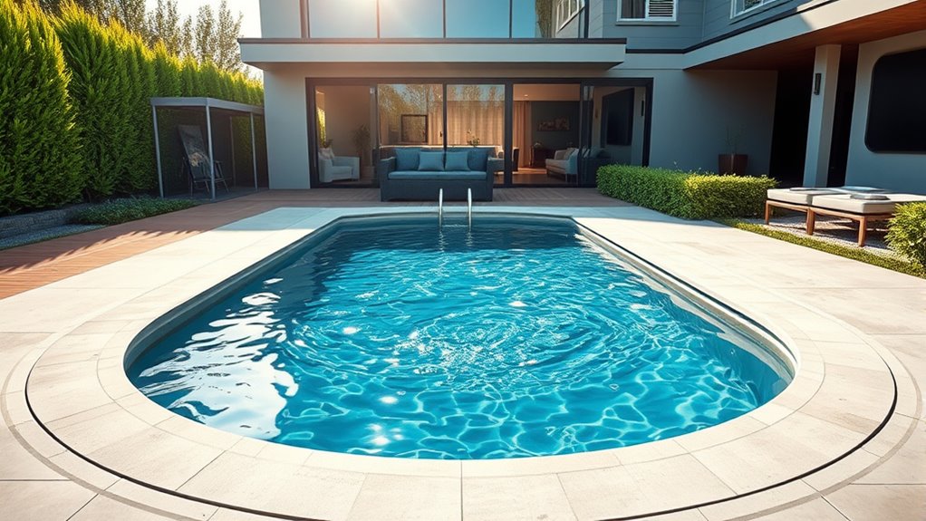 pool size and features