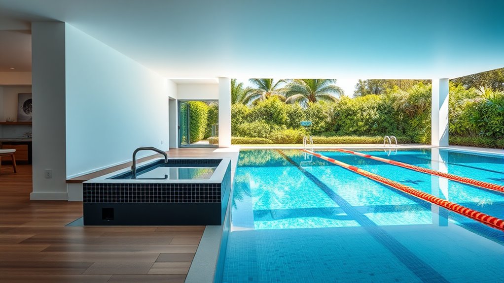 pool size and setup