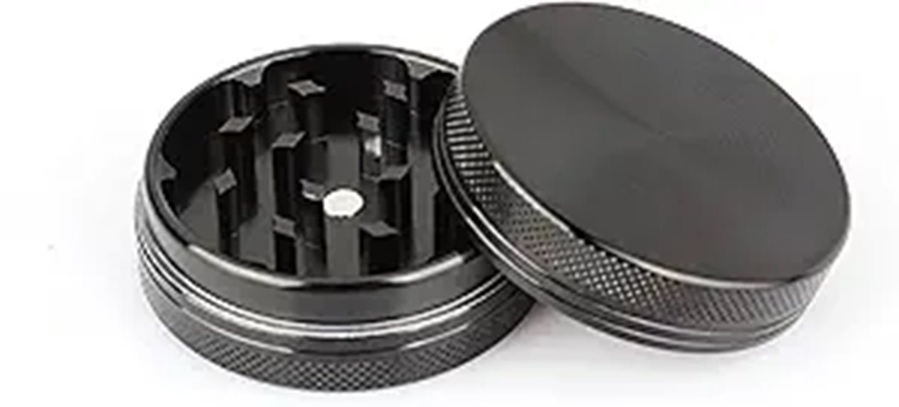 portable aluminum spice mill
