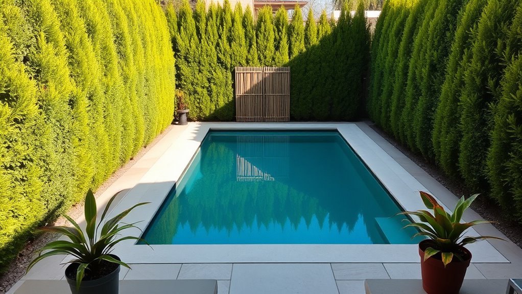 privacy plants and decor