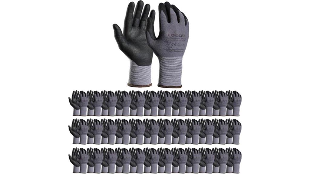 protective microfoam nitrile gloves