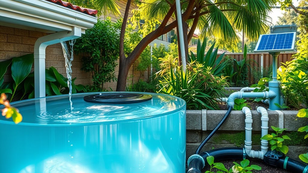 rainwater reduces costs and environmental impact