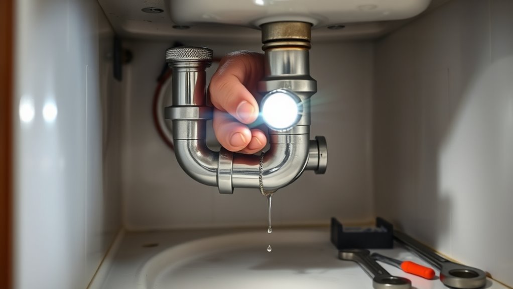 regularly inspect for leaks