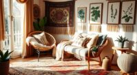 relaxing boho interior psychology