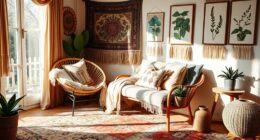 relaxing boho interior psychology