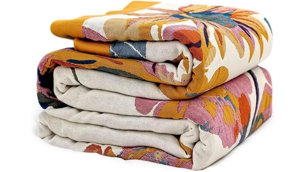 reversible boho farmhouse blanket