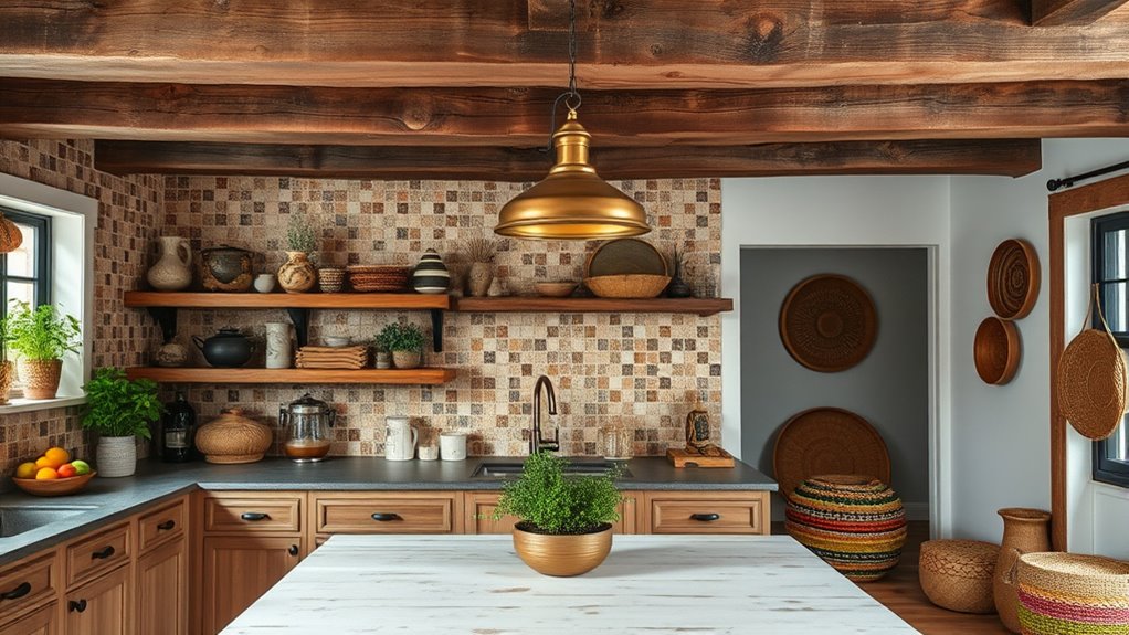 rustic artistic kitchen upgrade