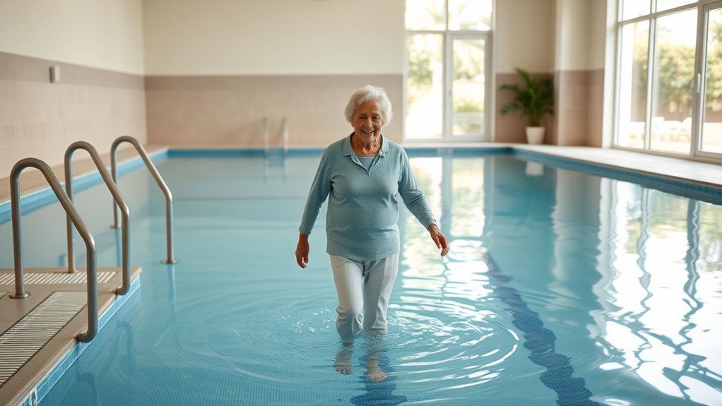 safe controlled aquatic exercise