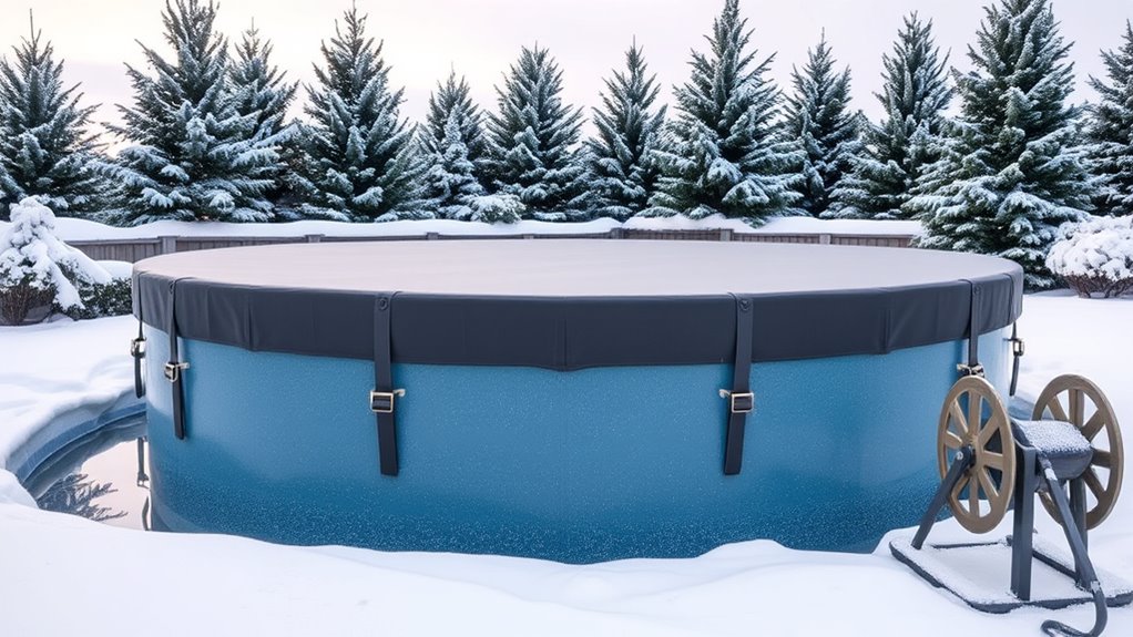 secure and cover pool