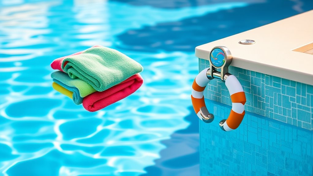 secure dry organized towels