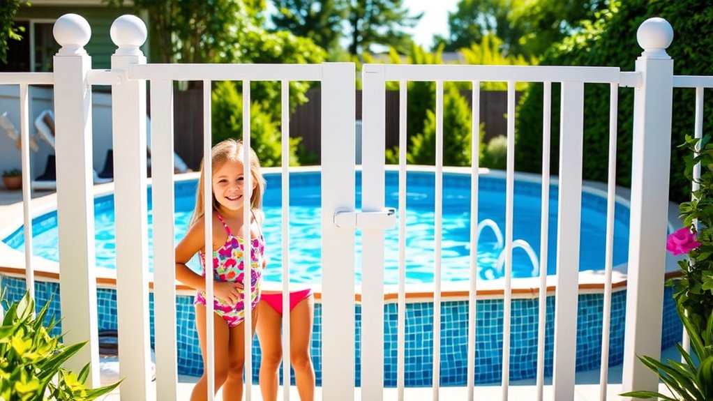 secure pool area access