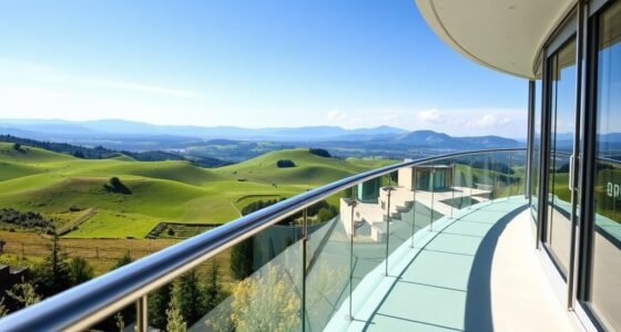 secure unobtrusive railing design