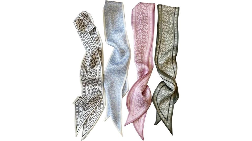 set of four women s scarves