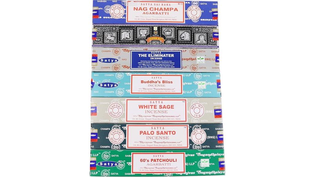 seven scents incense gift