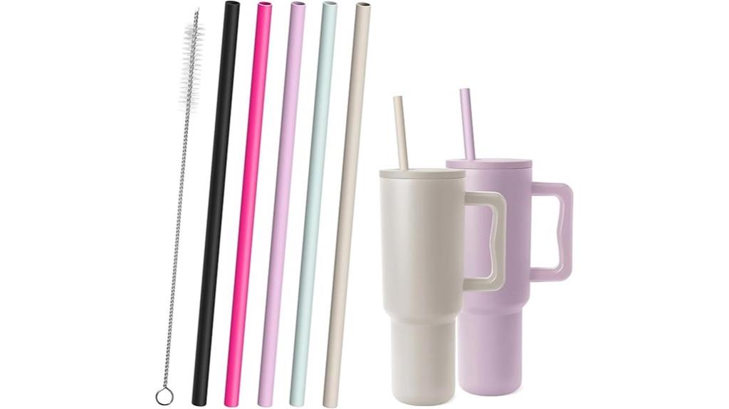 silicone straws for tumblers