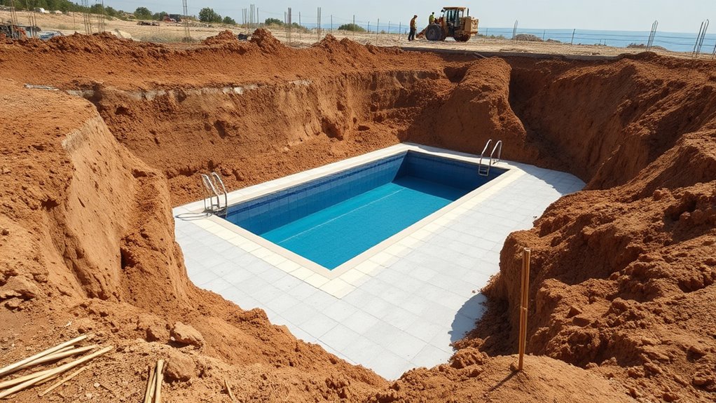 site clearance and precise excavation
