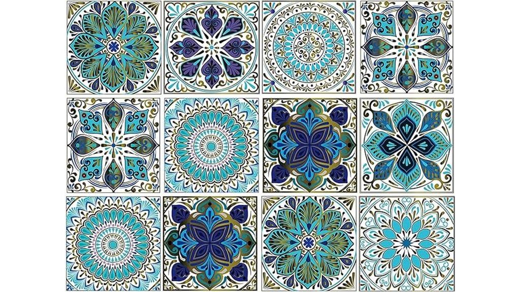six inch tile stickers