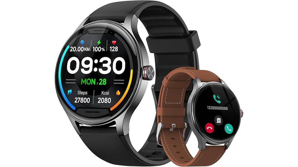 smartwatch with dual bands