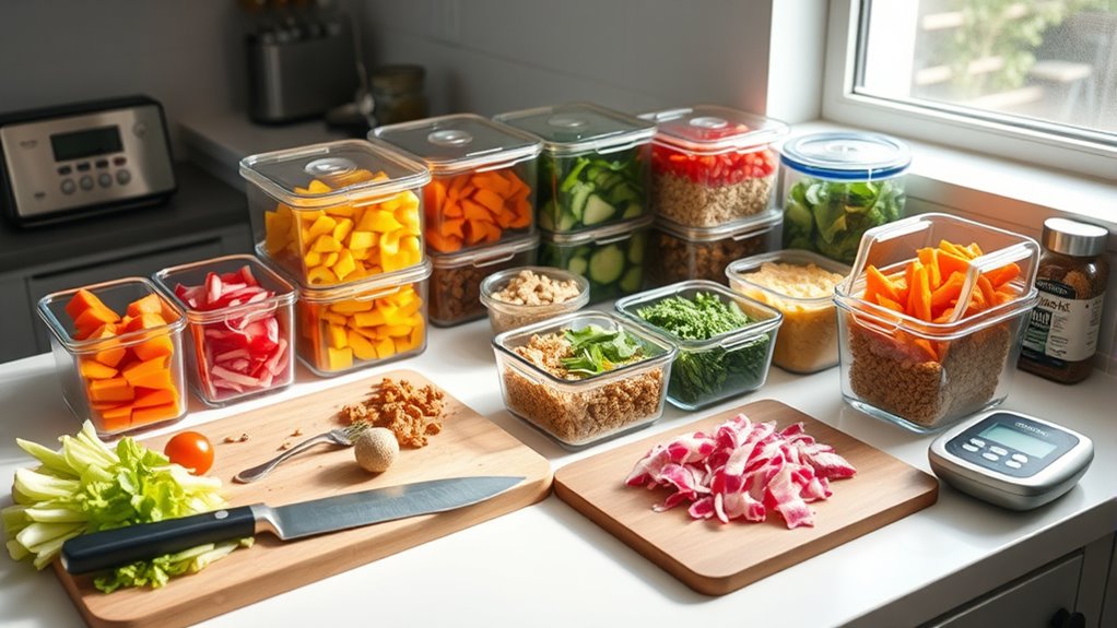 streamlined shopping meal prep